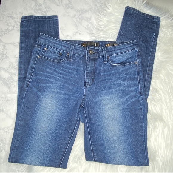 Kardashian Kim Curvy Skinny medium wash sz 6 - Picture 8 of 14